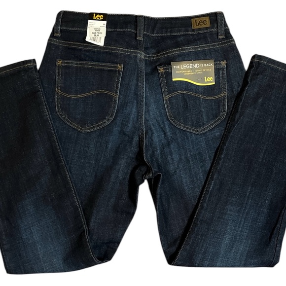 Lee Dark Blue Jeans, 10 short - Picture 3 of 4